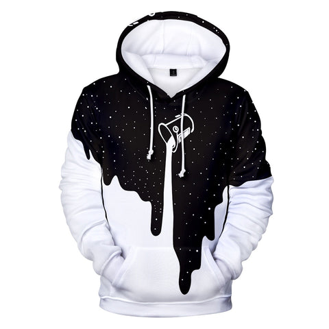 3D Print Paint Bucket Star Galaxy Hoodie Women Men Fashion Streetwear Hoodies Sweatshirts Women Pullovers Coat