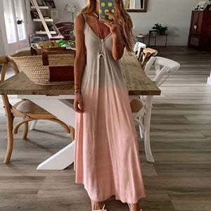 Casual Vintage Sundress Women Summer Dress 2019 Boho Sexy Dress Midi Button Backless Polka Dot Striped Floral Beach Dress Female