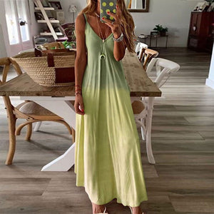 Casual Vintage Sundress Women Summer Dress 2019 Boho Sexy Dress Midi Button Backless Polka Dot Striped Floral Beach Dress Female